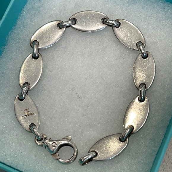 Tiffany & Co. Sterling Silver Pebble Link Bracelet - Picture 3 of 5